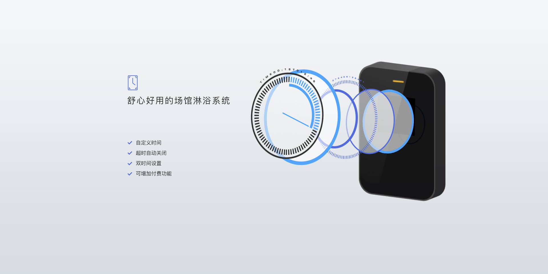 健身房智能淋浴系統(tǒng)